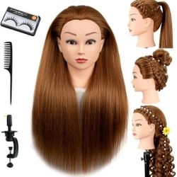 Styling Mannequin Head-80% Human Hair 