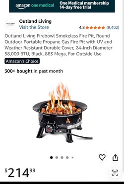 Outland Living Firebowl Propane Fire Pit 883 Mega