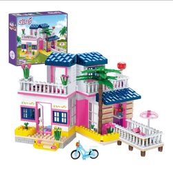 Building Blocks Friends Girls' House, Construction Toy for Children from 6 Years, 360 Pieces, House Building Kits, Girls Gifts, Creative