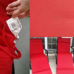 2 lounge chair cushions..please read, cushions only! !!!!!!!!!!