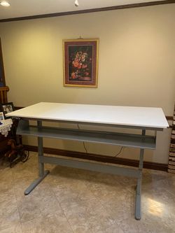 Large Standing Adjustable Desk Table