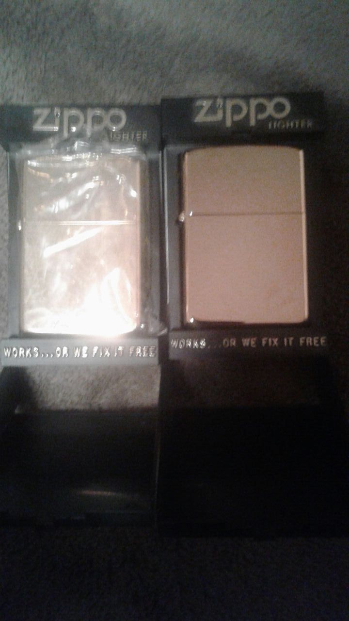 Brand new Zippo lighters
