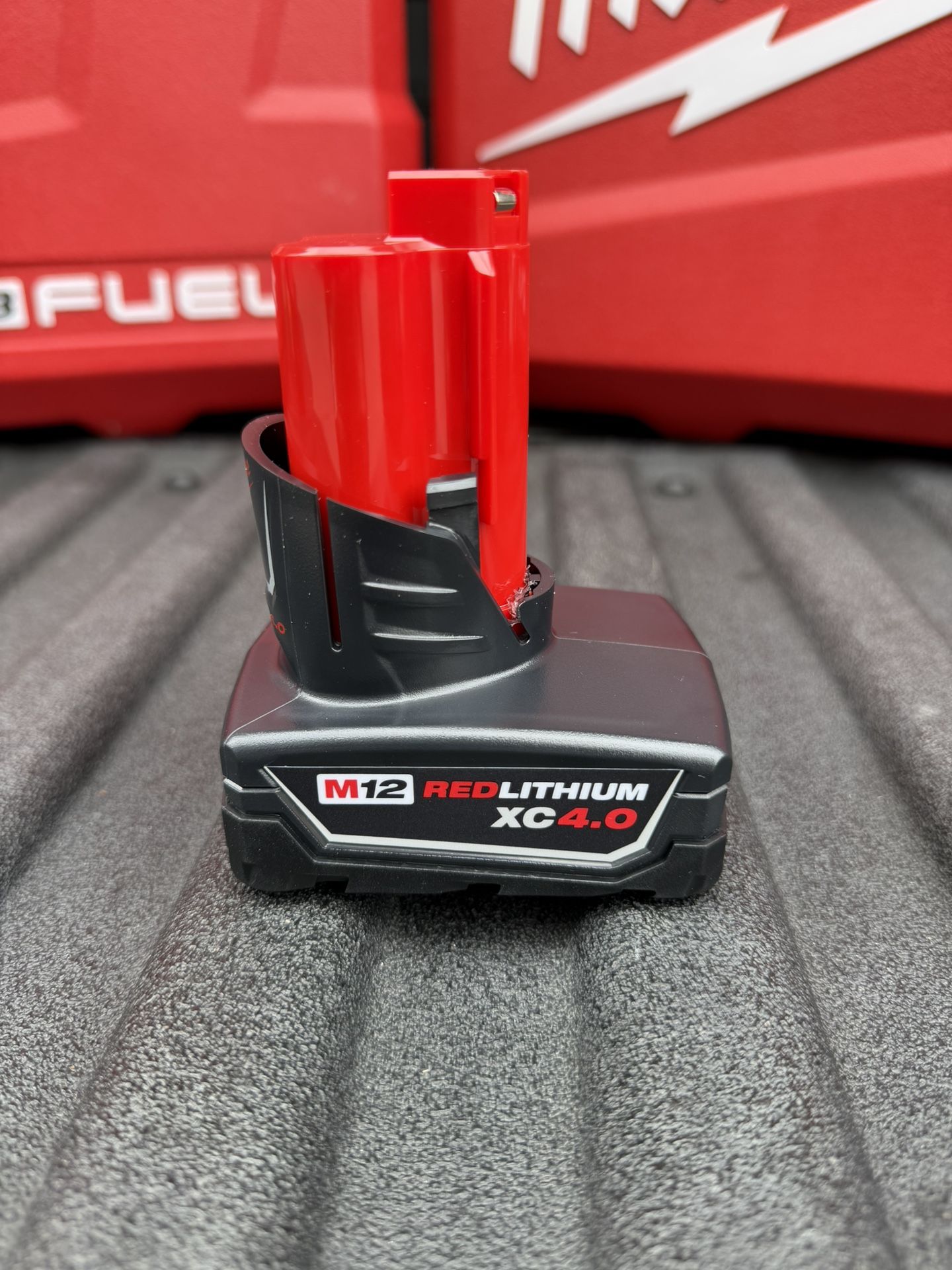 Milwaukee M12 REDLITHIUM XC 4.0Ah Battery – $55