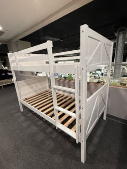 TWIN OVER TWIN BUNK BED