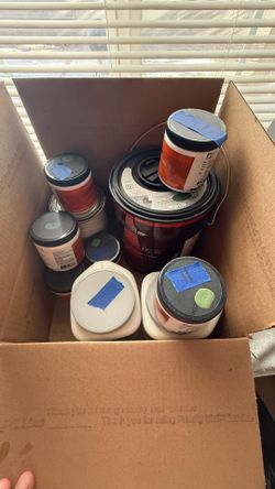 Lot of Paint – Behr & Sherwin-Williams Samples + Gallons + Primer (Pickup Only)