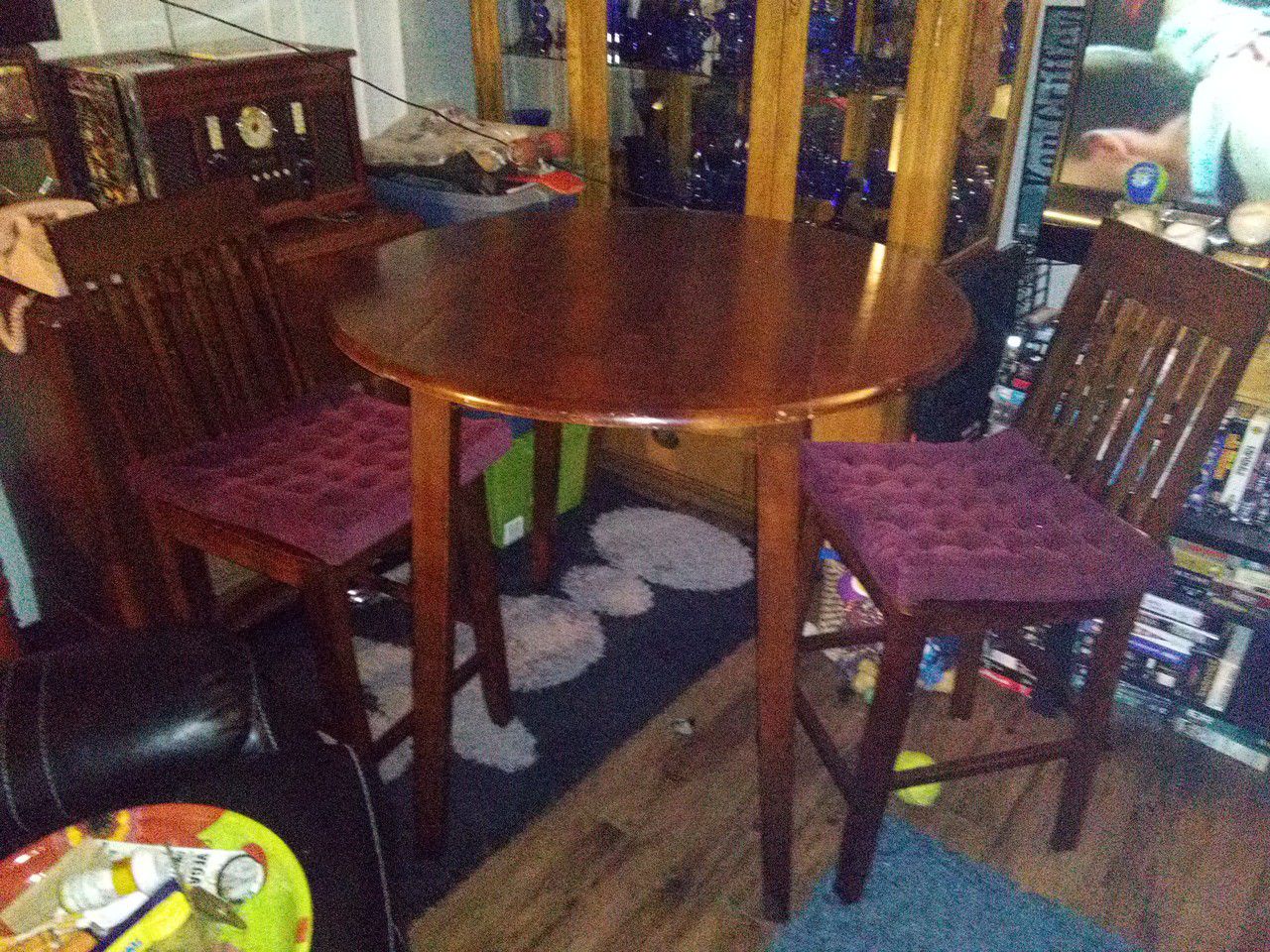 Folding Dinning room table and chairs