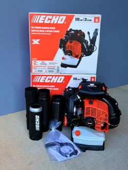 Brand new Echo 220 MPH 1110 CFM 79.9 cc Gas 2-Stroke X Series Backpack Blower with Hip-Mounted Throttle