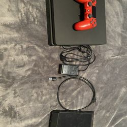 PS4 Slim + 1tb External Hard drive