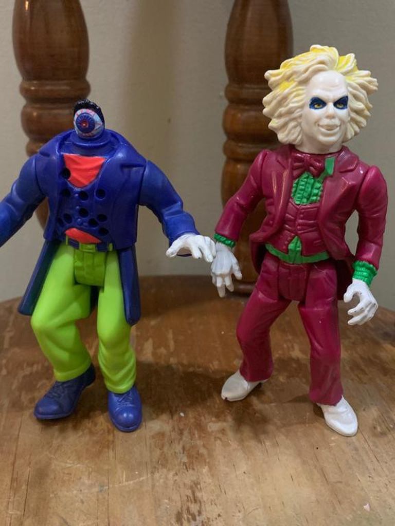 1989 Beetlejuice 2 Action Figure Spinning Head Kenner. The Geffen Film Co.