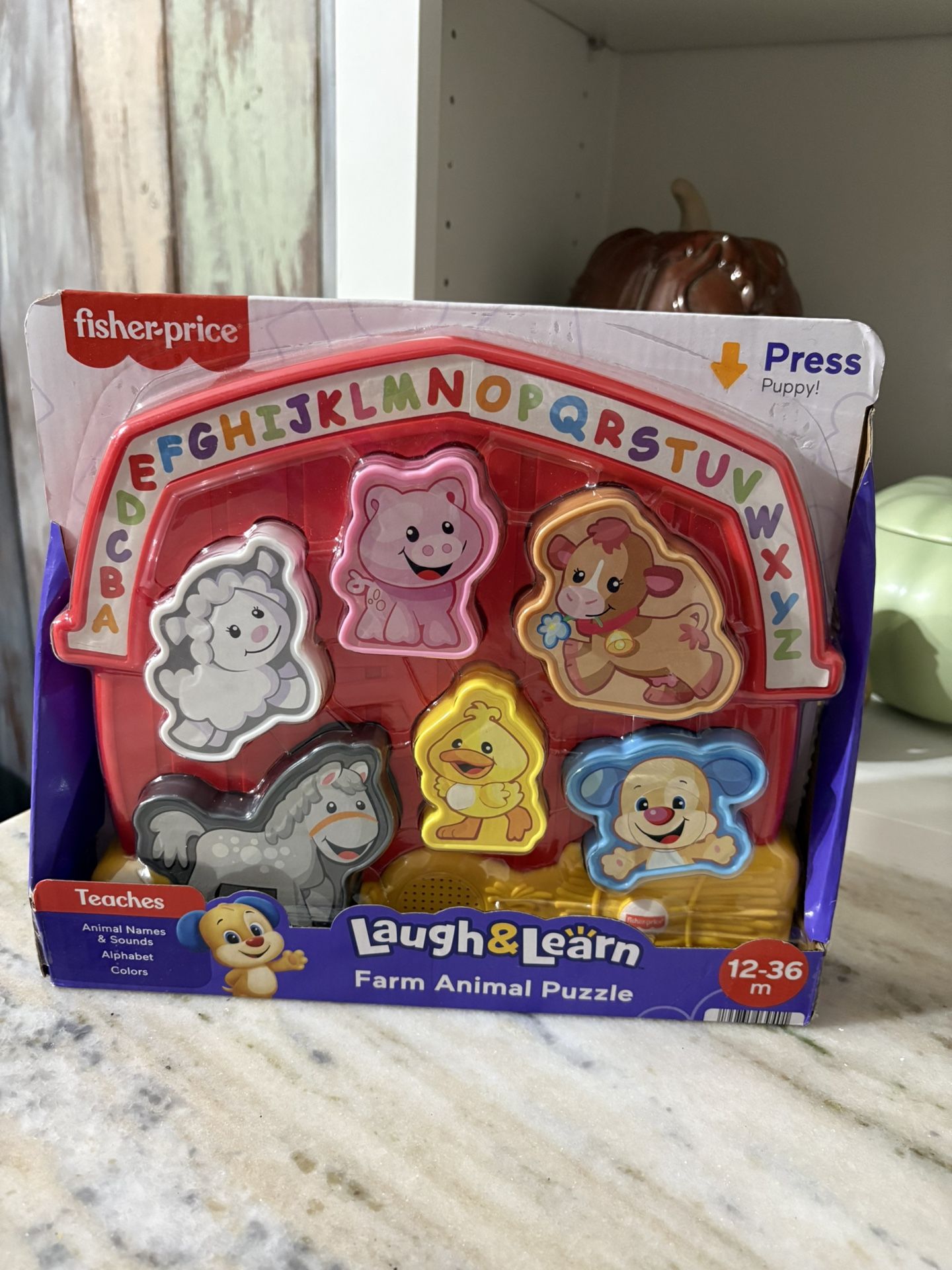 The Fisher-Price Laugh & Learn Farm Animal Puzzle