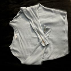 Sweatshirt With Sleeve Zippers 