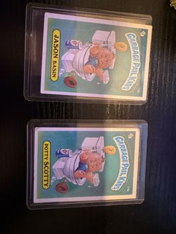 Potty Scotty & Jason Basin 14a & 14b 1985 Garbage Pail Kids Series 1 GPK OS1 1st