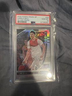Lamelo Ball 1st Rookie Card PSA10 #43