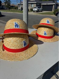 One piece x dodgers straw hats