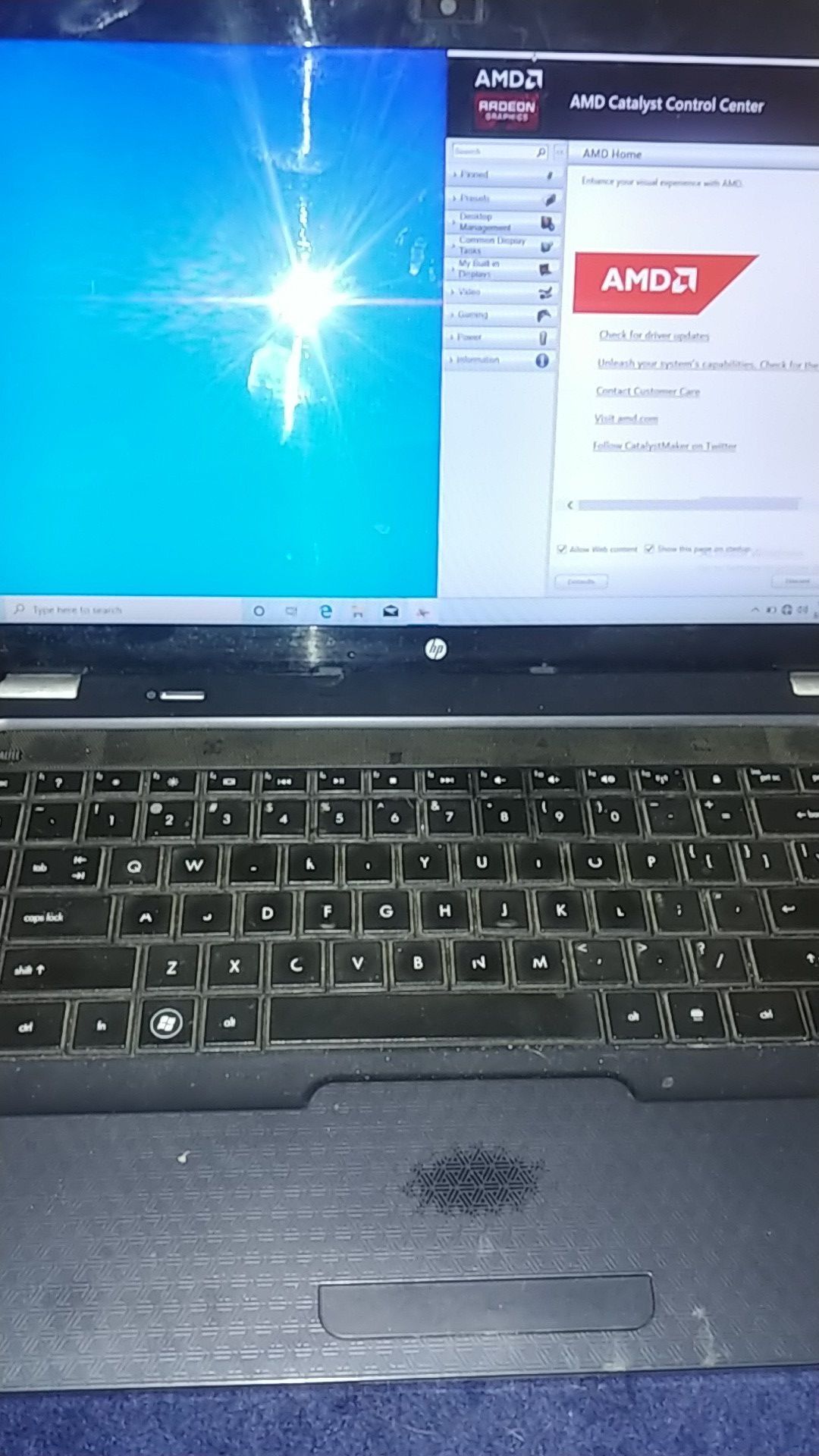 Windows 10 HP G62 laptop
