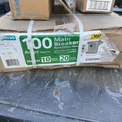 Siemens 100 Amp Electrical Pane l
