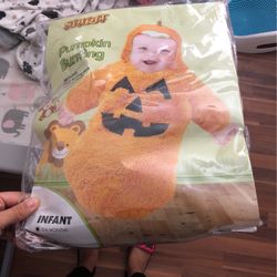 Infant Pumpkin Costume 