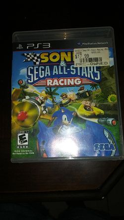Ps 3 sega sonic all stars