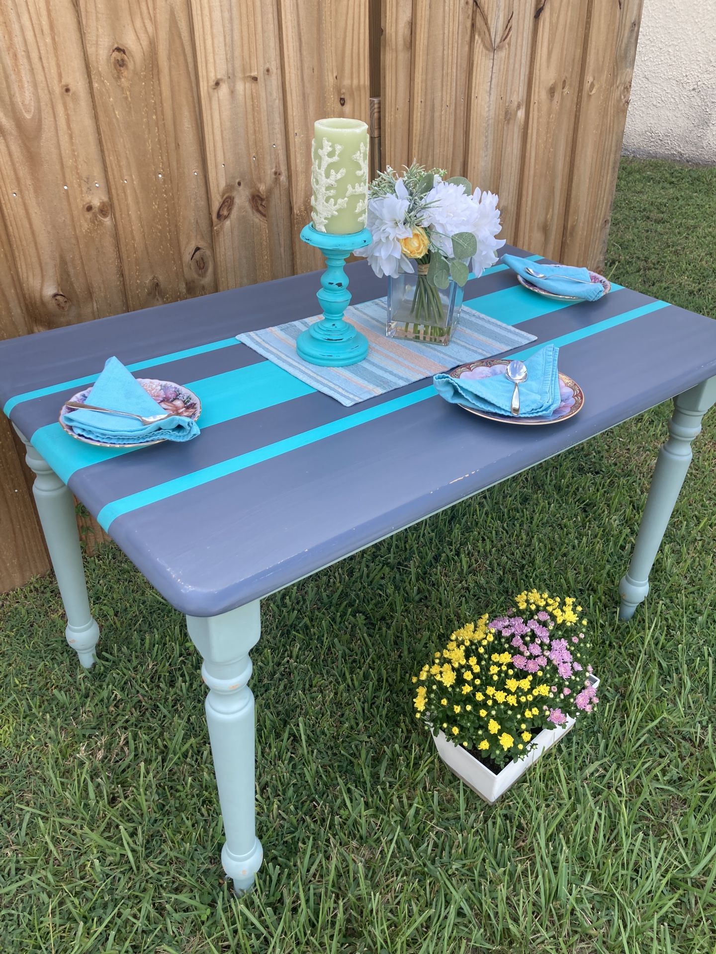 Coastal Grey Kitchen Table