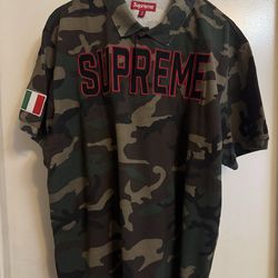 Supreme Twill Appliqué Polo Shirt