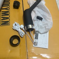 Enema Douches for Men Women, Automatic Anal Douche Cleaner with 3 Speeds, Silicone Enema Nozzles for Universal Bottles, Personal Travel Bidet Douche f