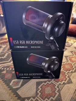 USB RGB Microphone 2 pieces