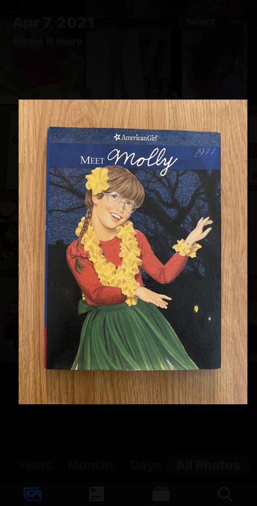 Meet Molly American Girl Book