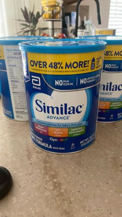 Three (3) New Similac Advance Baby Formula 30oz