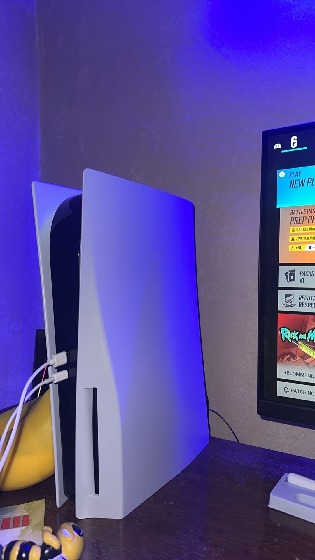 Ps5 with controller and cords