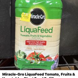 Miracle-Gro LiquaFeed Tomato, Fruits & Vegetables Plant Food Refills, 2 Pack