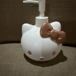 Hello Kitty Rose Gold Soap Dispenser 