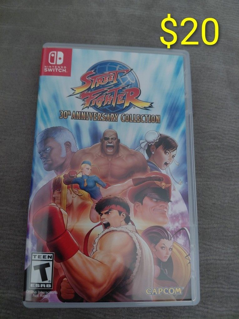 Street Fighter 30 Anniversary Nintendo Switch 