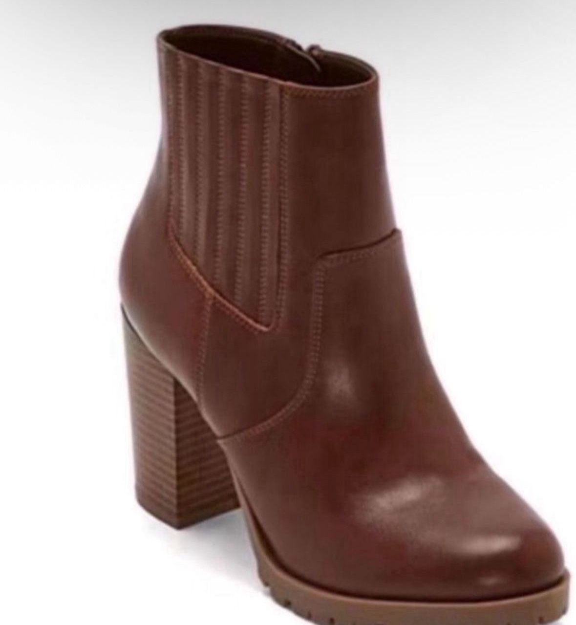 NEW ANA ROCKY DARK COGNAC SIZE 8M BOOTS