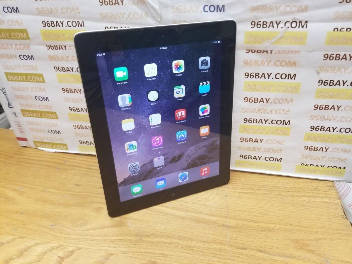 Apple iPad 4th Generation 16GB, Wi-Fi, 9.7" - Black (MD510LL/A) Good Shape (D1052)