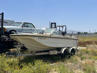 Lake Boat In Working Conditions