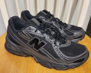 New Balance 740 Triple Black Men's Shoe Sneakers U740BO2 Size 10 / NEW