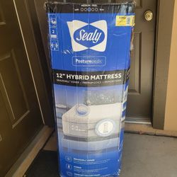NEW 12 INCH KING HYBRID GEL MATTRESS BY SEALY
