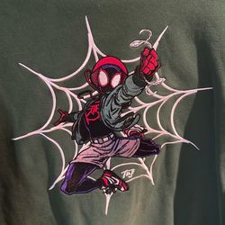 Spiderman Morales Crewneck