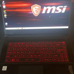 Msi Thin Gaming laptop