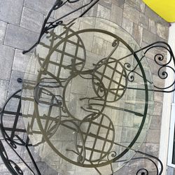 Iron Outdoor Patio Set