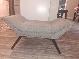 Gray stool for Bedroom