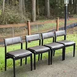 Mid century modern Danish chair set of 4 by FARSTRUP made in Denmark  