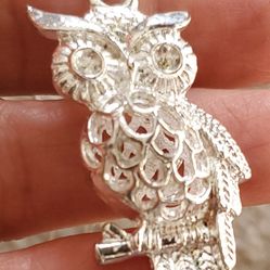 925 Ss Owl Pendant 