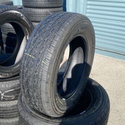 SET OF 4 FIRESTONE TIRES 225/65/17
