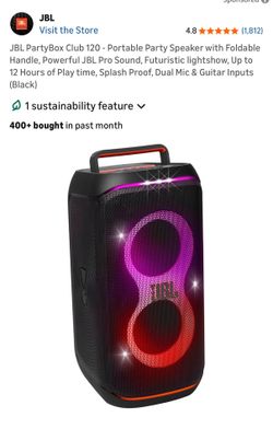 JBL PartyBox Club 120 - Portable Party Speaker with Foldable Handle, NEW!