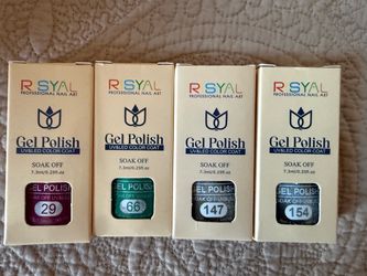 Risyal Gel Polish UV&LED Set of 4