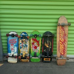 Vintage Skateboards Cruisers Longboard 80's Rare