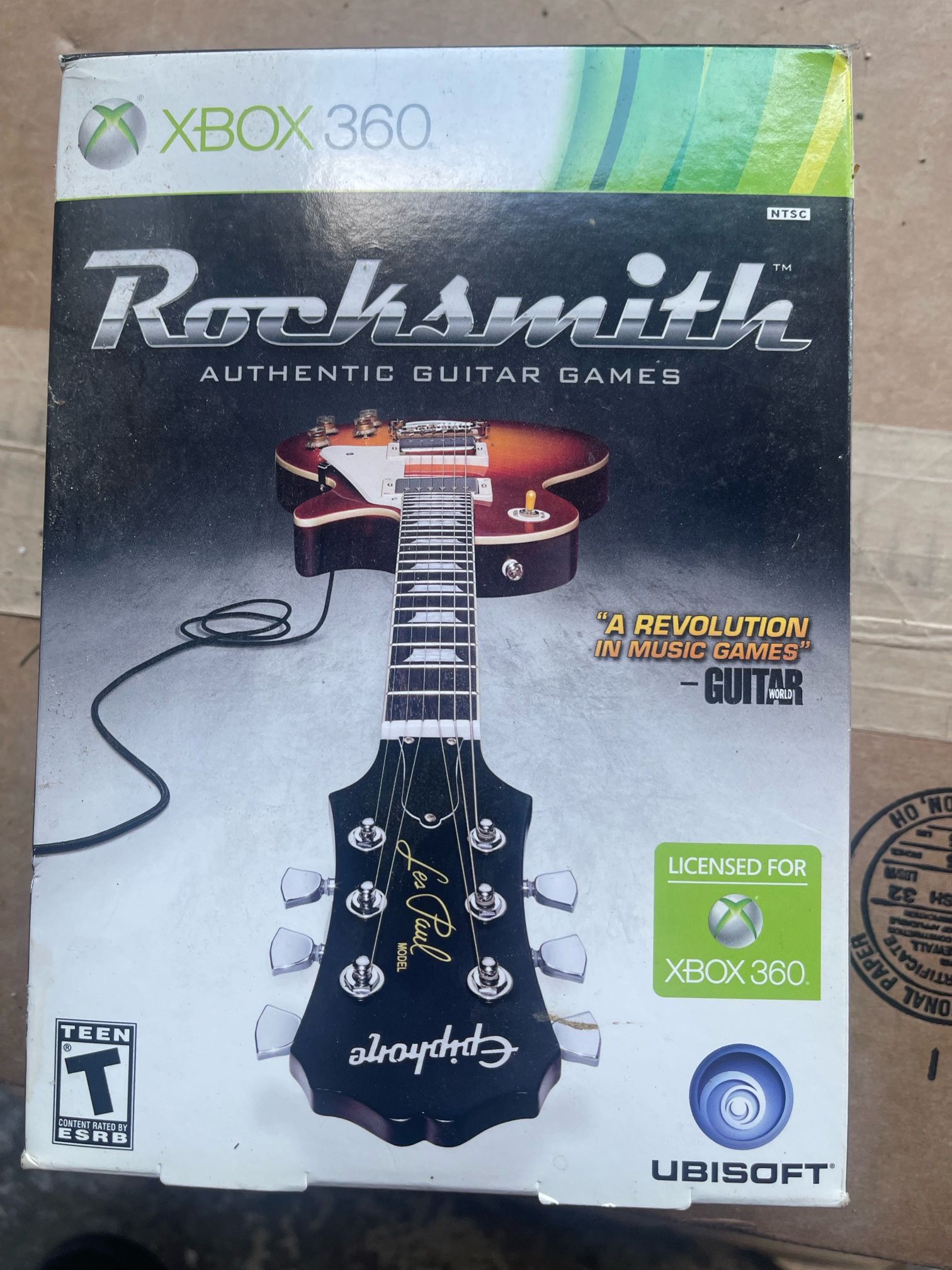 Xbox360 Rocksmith Guitar Game