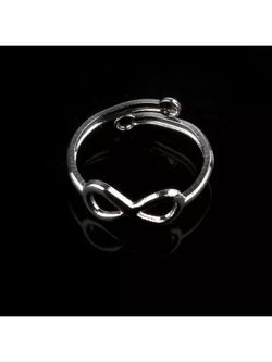 Infinity adjustable toe ring