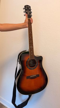 Fender T-Bucket 300CE Acoustic-Electric Guitar — Sunburst